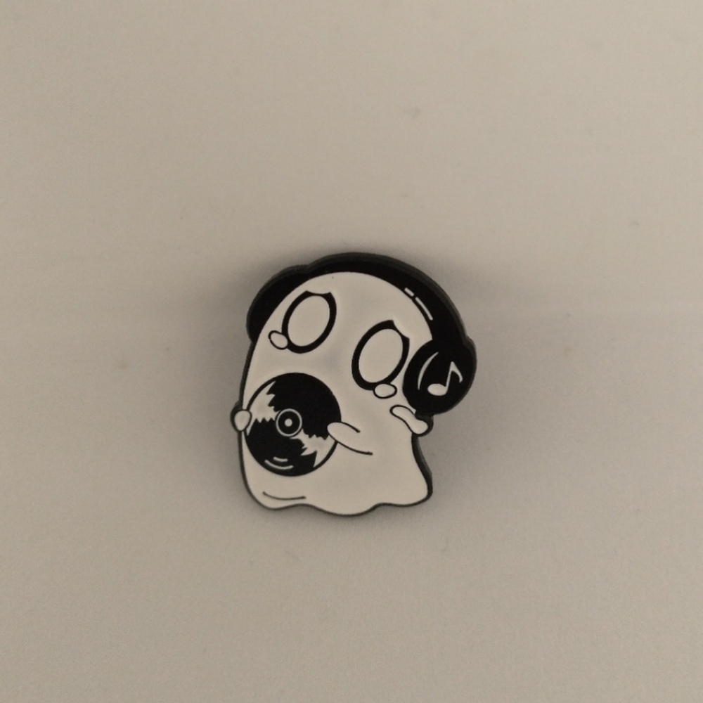 🧁 3/$30 Sad Music Ghost Napstablook Undertale Enamel Pin Brooch NEW